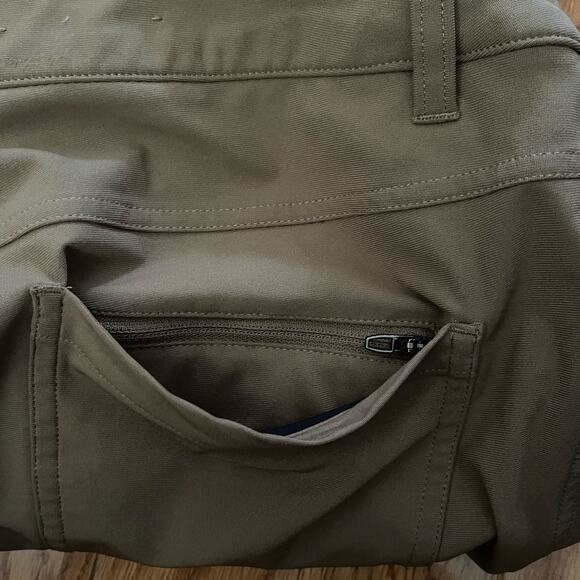 Lululemon ABC Slim-Fit 5 Pocket Mens Pants W34xL31.5 Warpstreme Artifact Brown - Picture 4 of 11